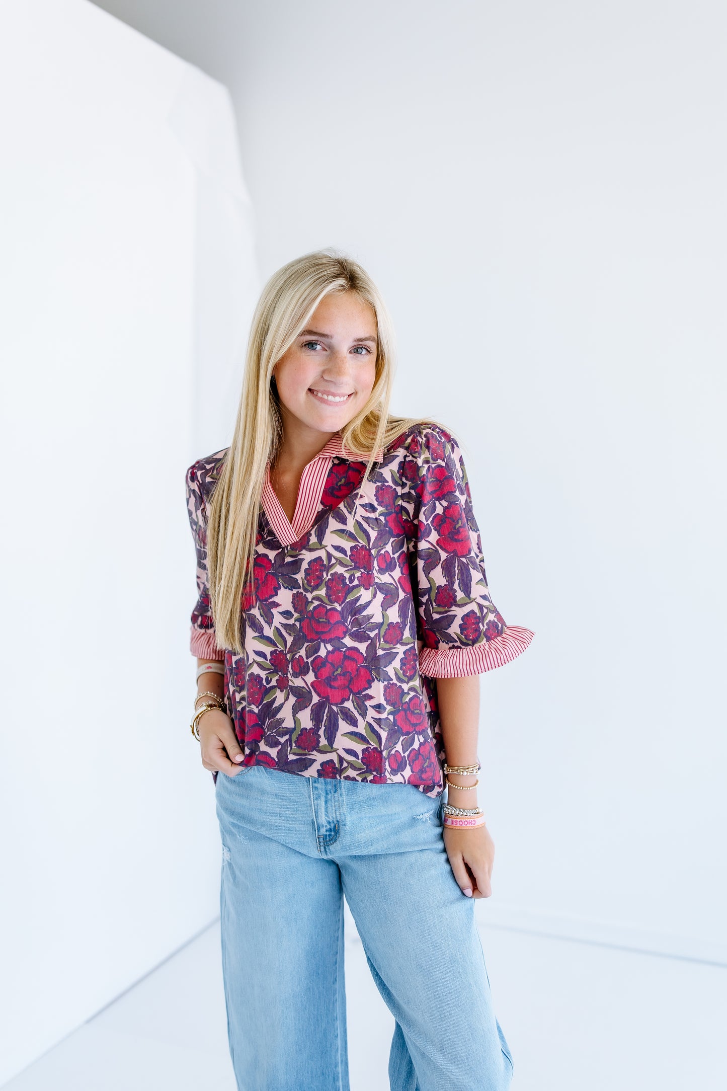 ON MY MIND FLORAL TOP