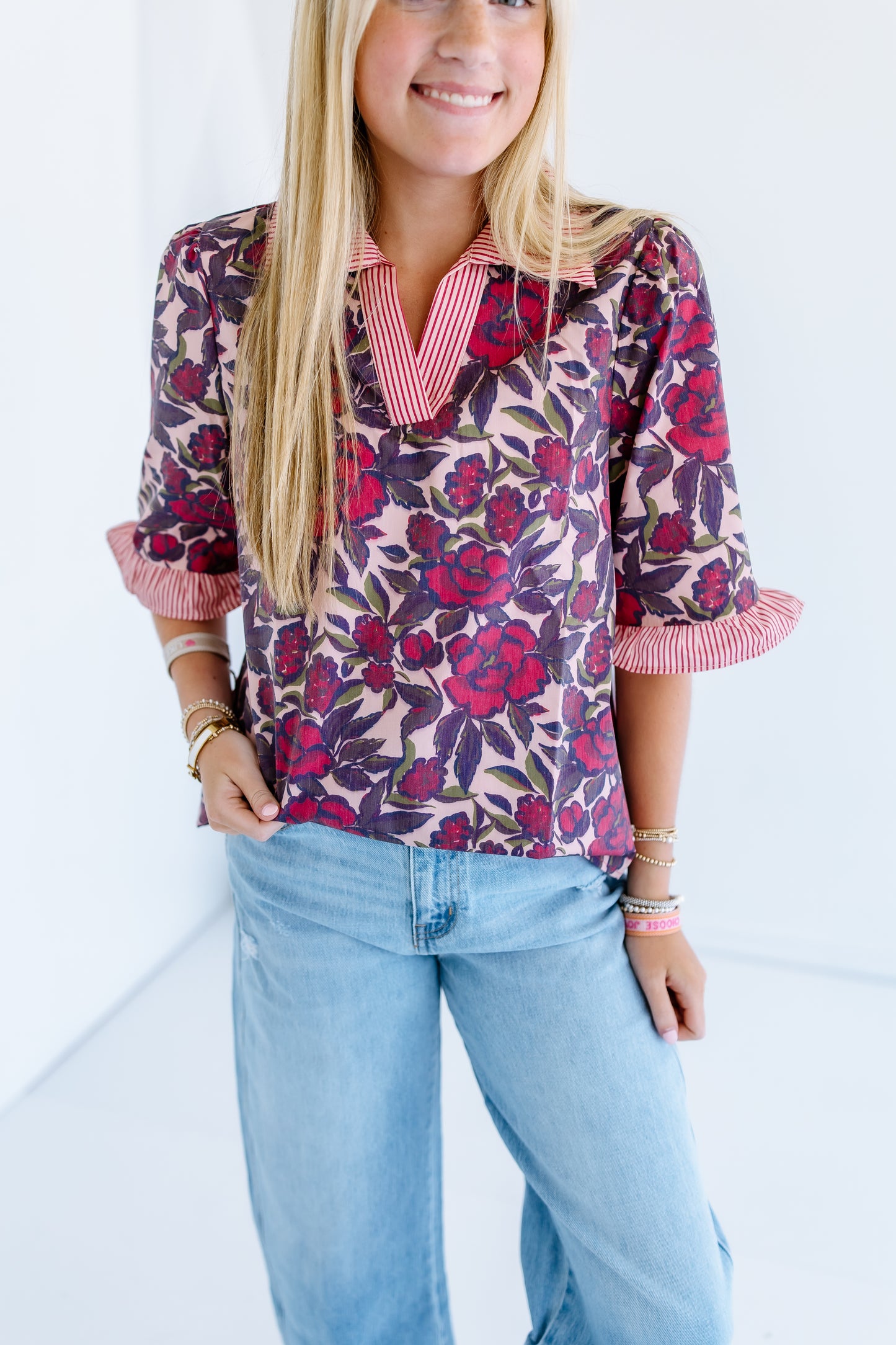 ON MY MIND FLORAL TOP