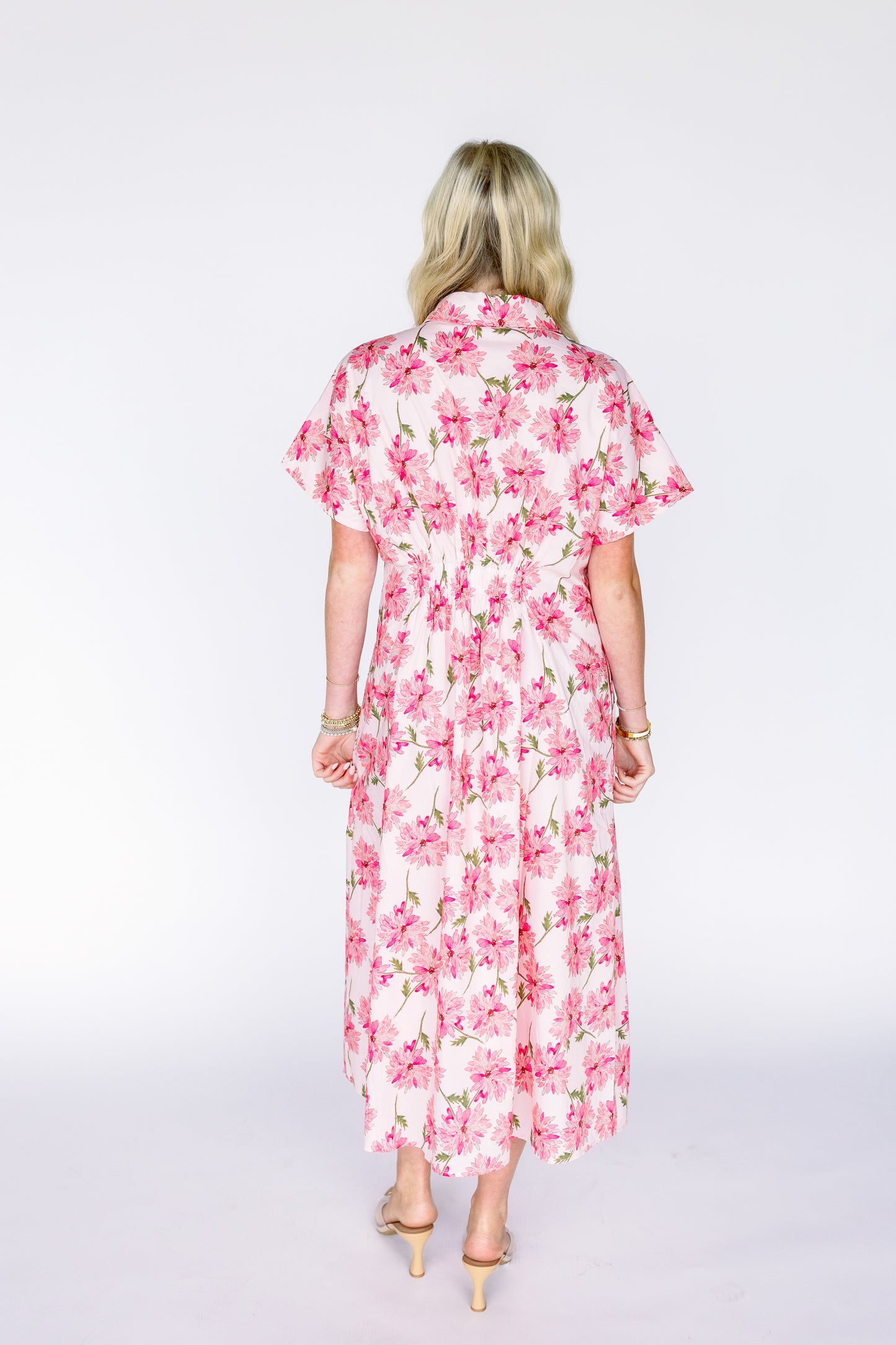 PEACHY KEEN  FLORAL MIDI DRESS