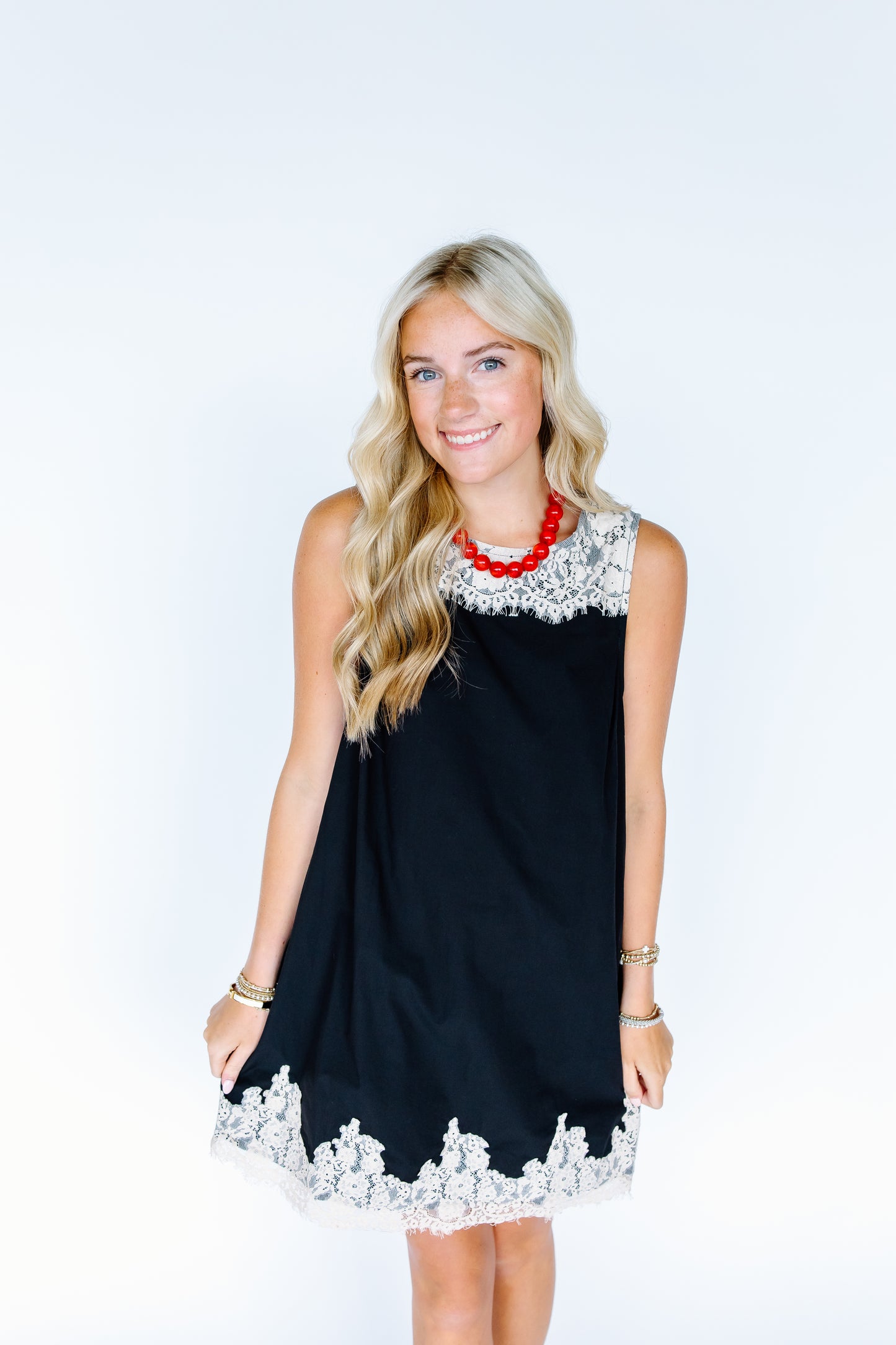 ALL GONE LACE MINI DRESS