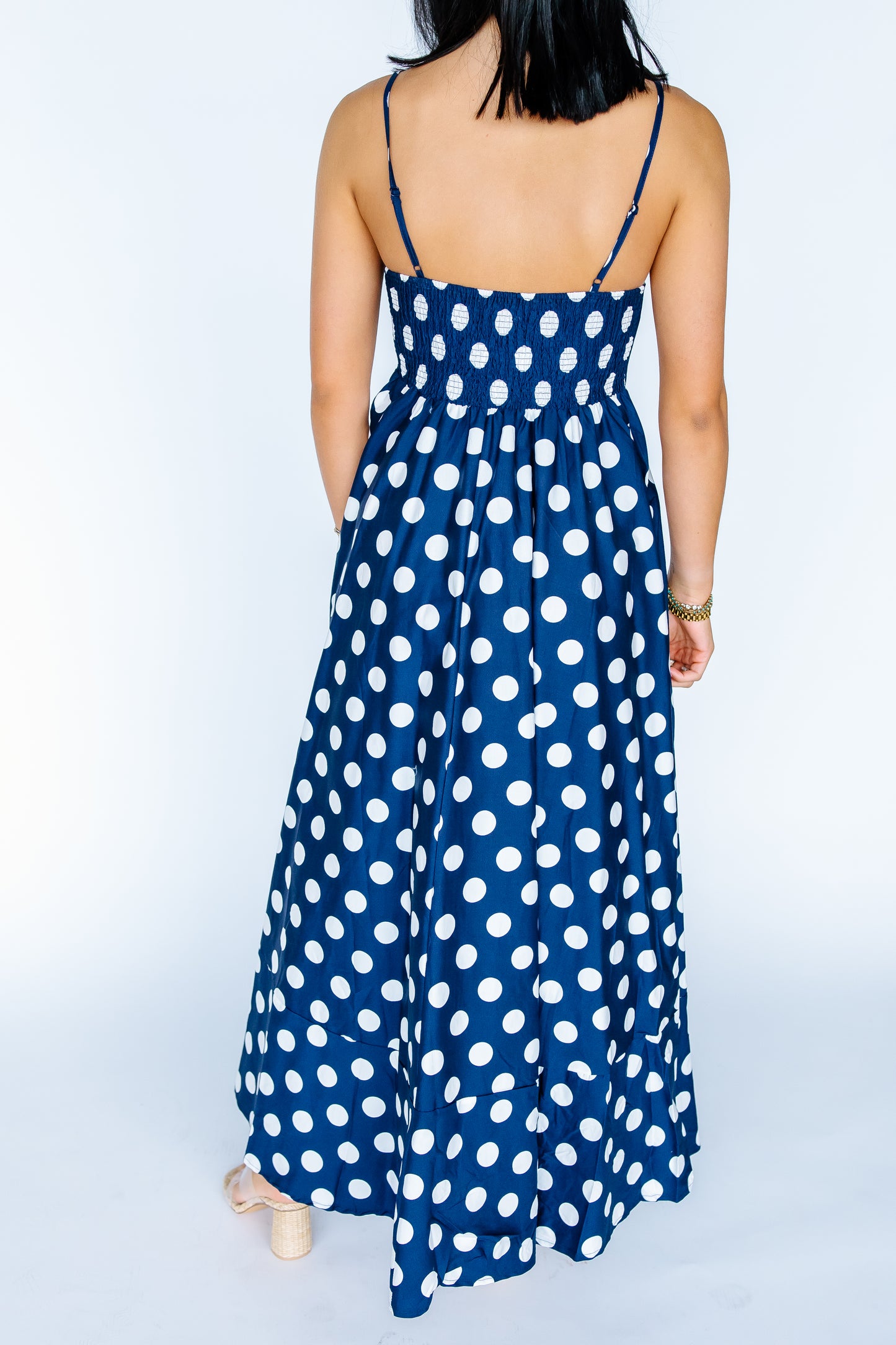 ANNI POLKA DOT MAXI DRESS