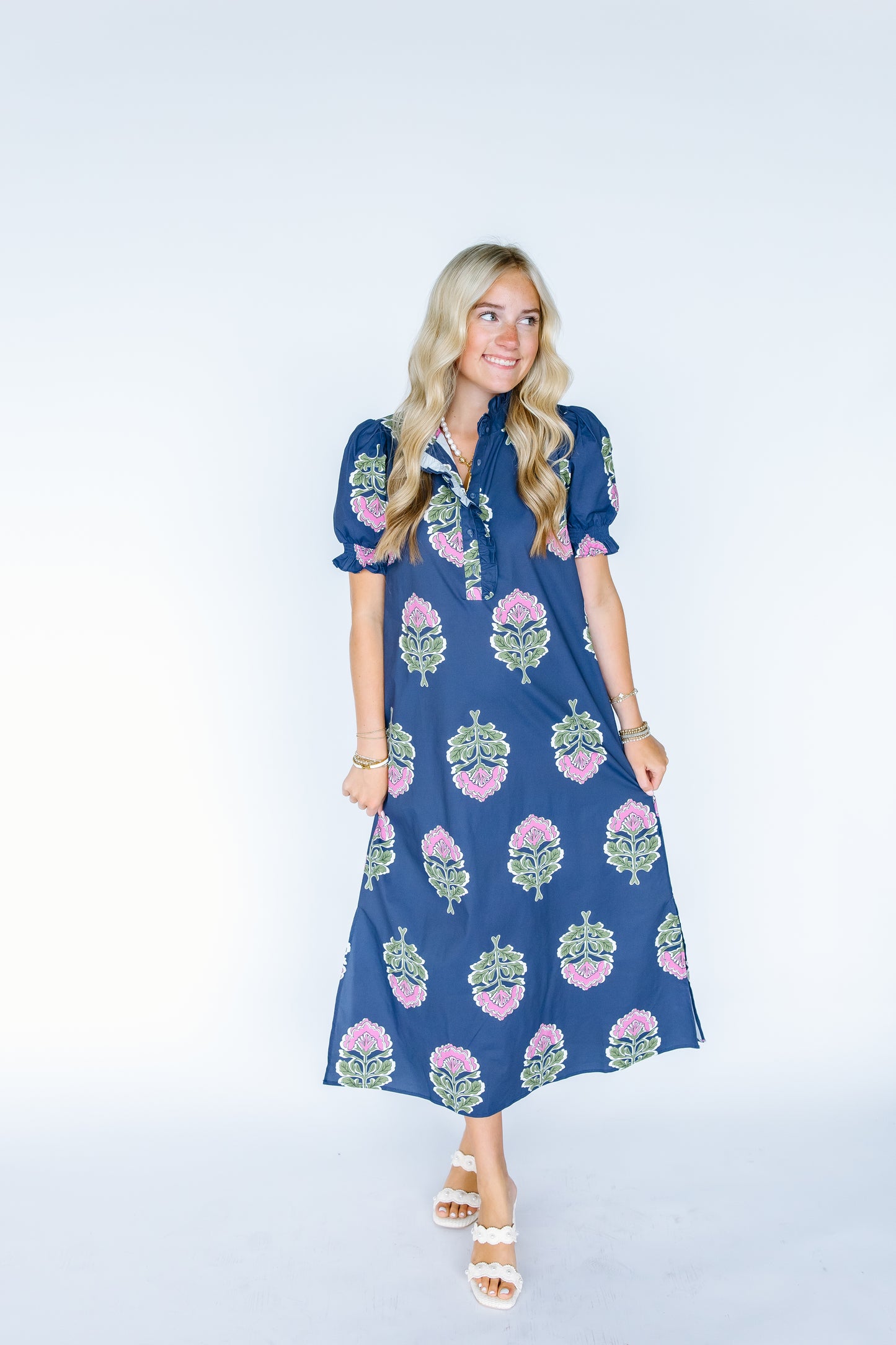 HAD SOME FLORAL MIDI DRESS