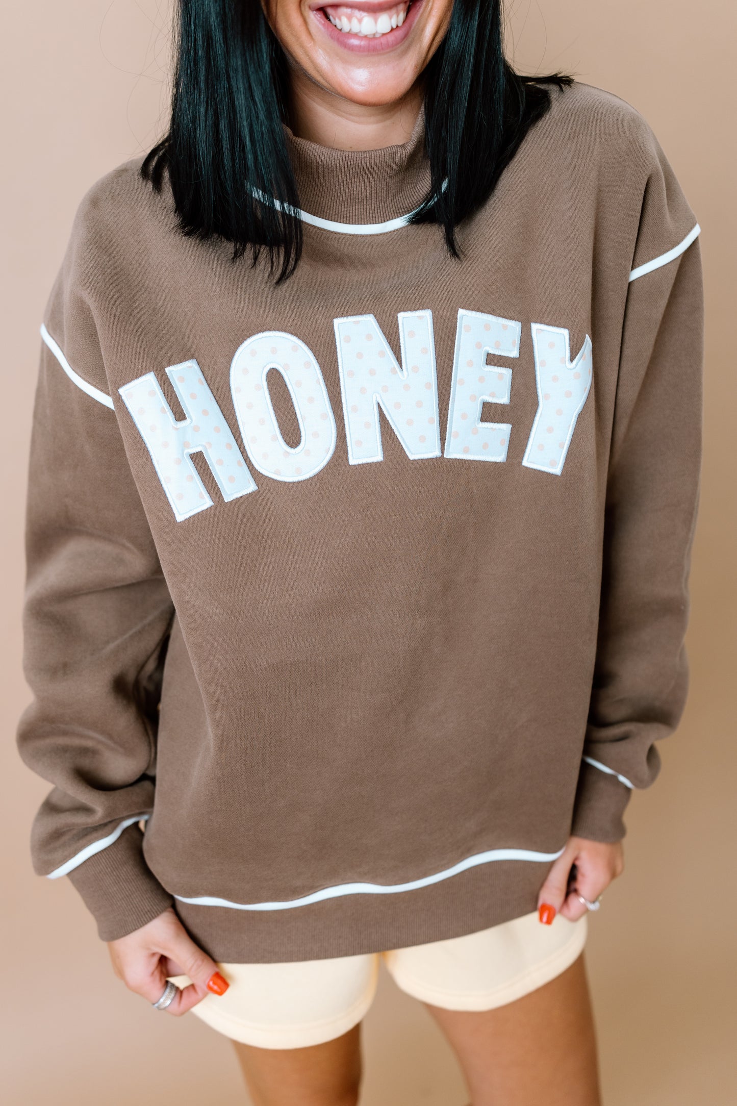 HONEY BROWN AND YELLOW MOCKNECK