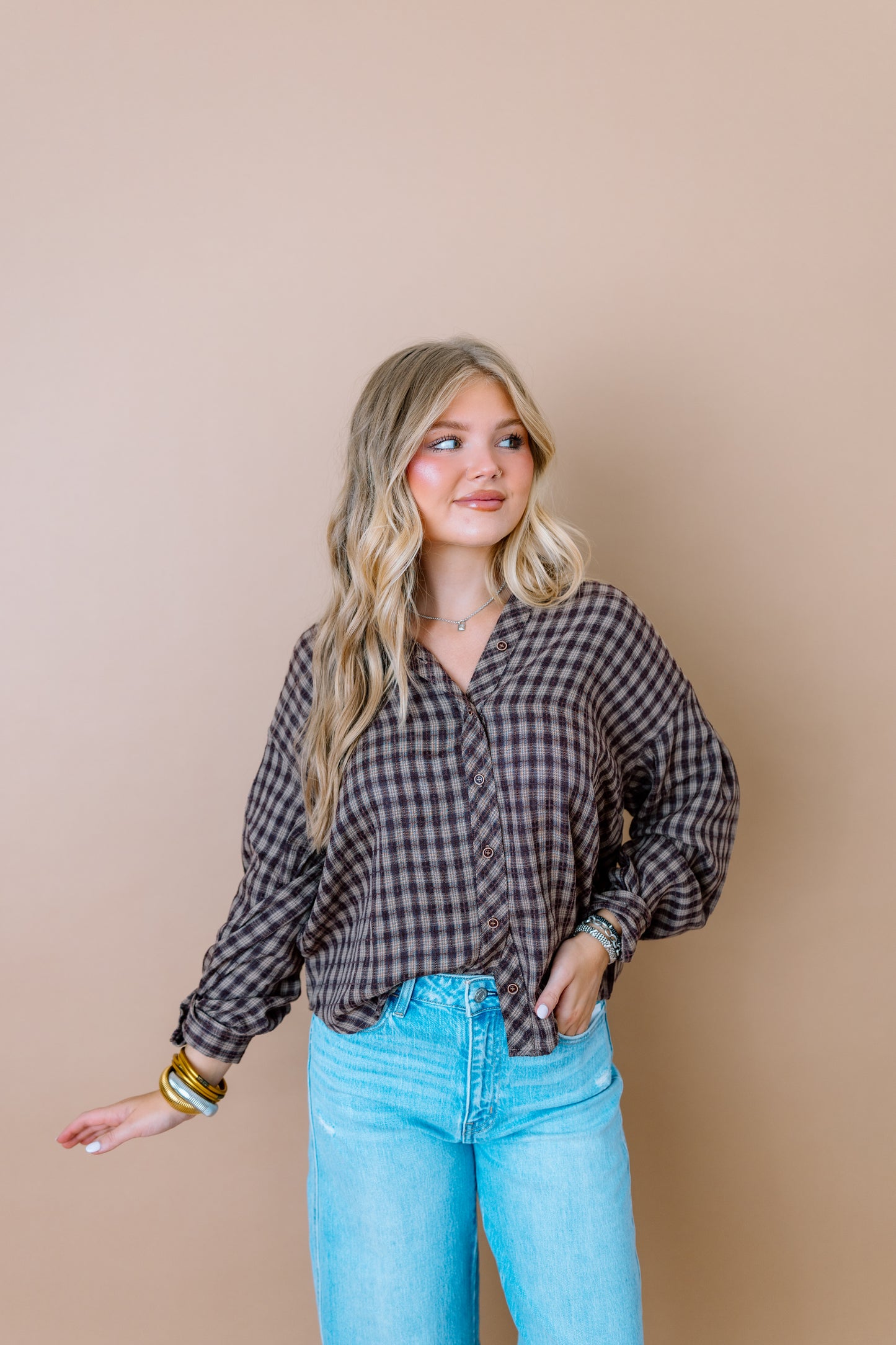 HAYLEY RUFFLE BLOUSE