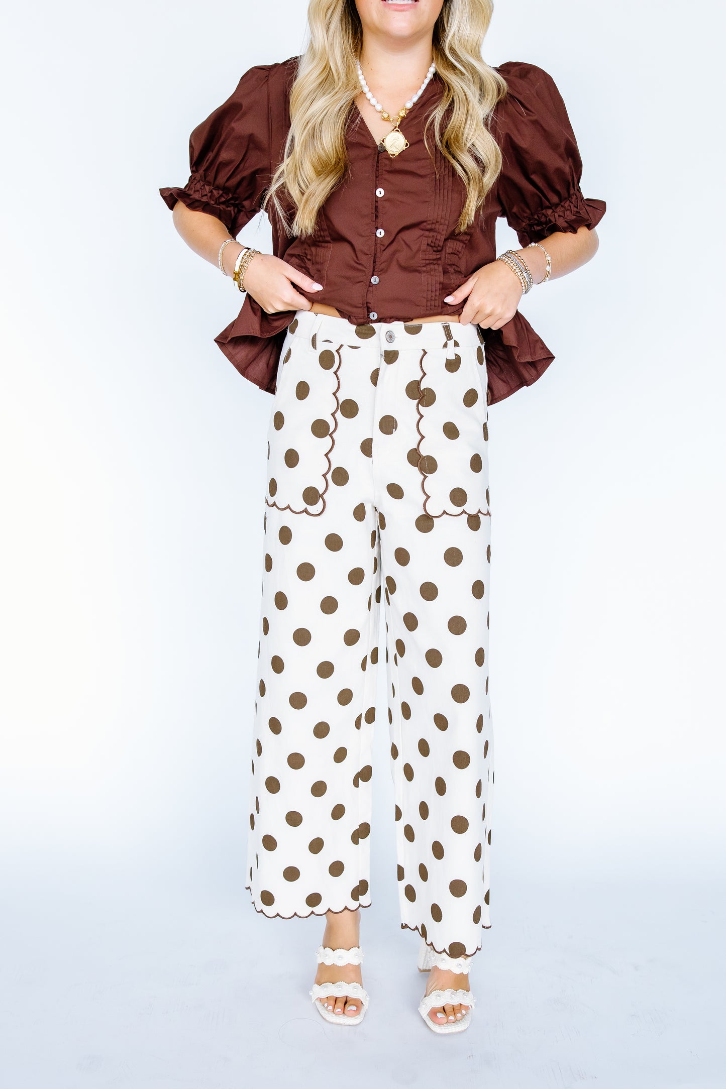SWEET LIKE POLKA DOT PANTS