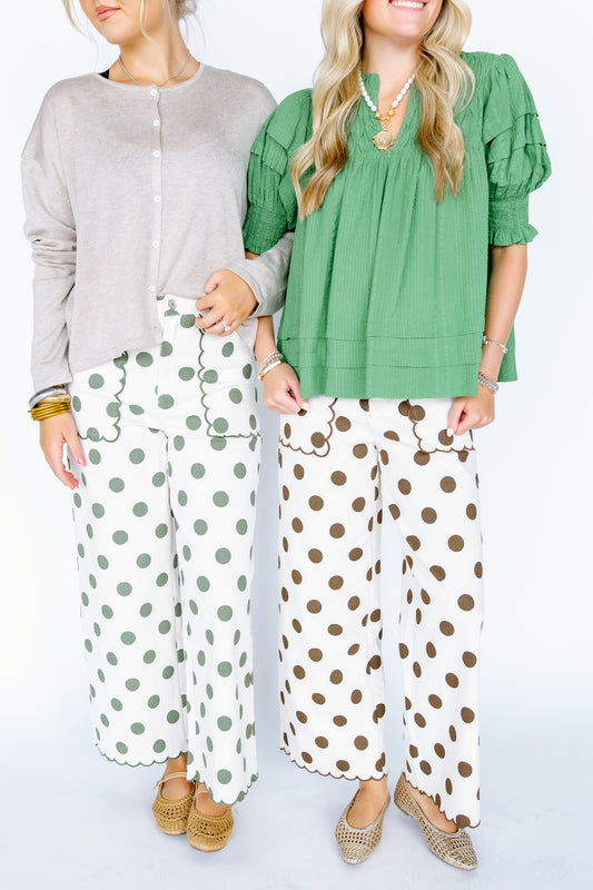 SWEET LIKE POLKA DOT PANTS
