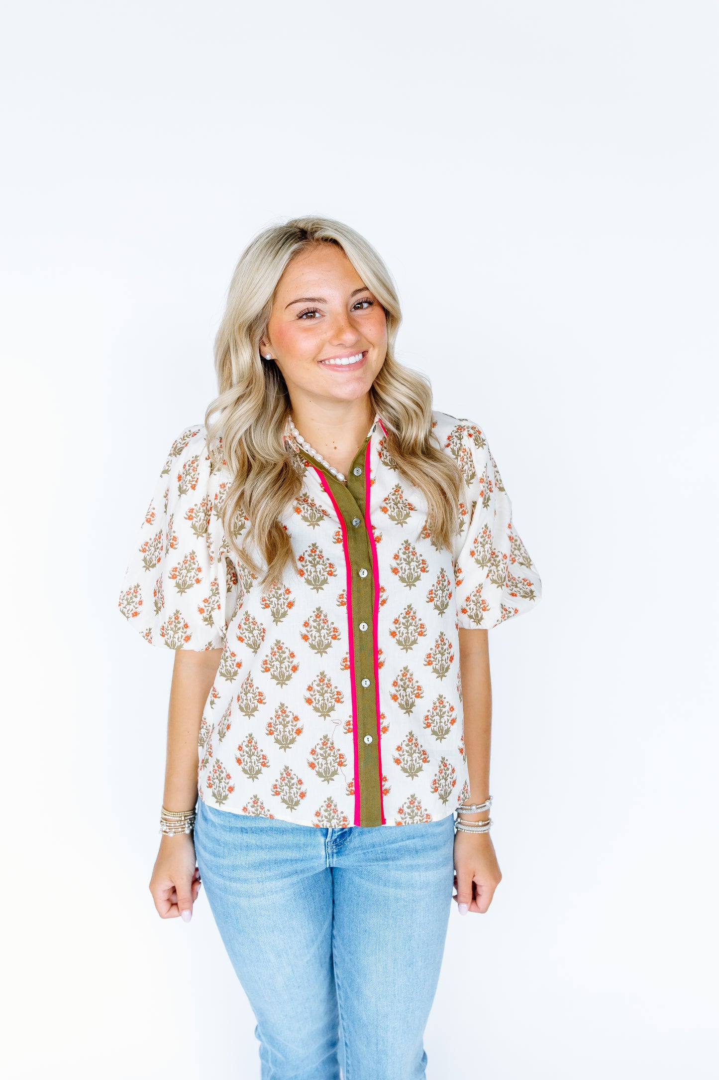 WHATS LEFT FLORAL TOP