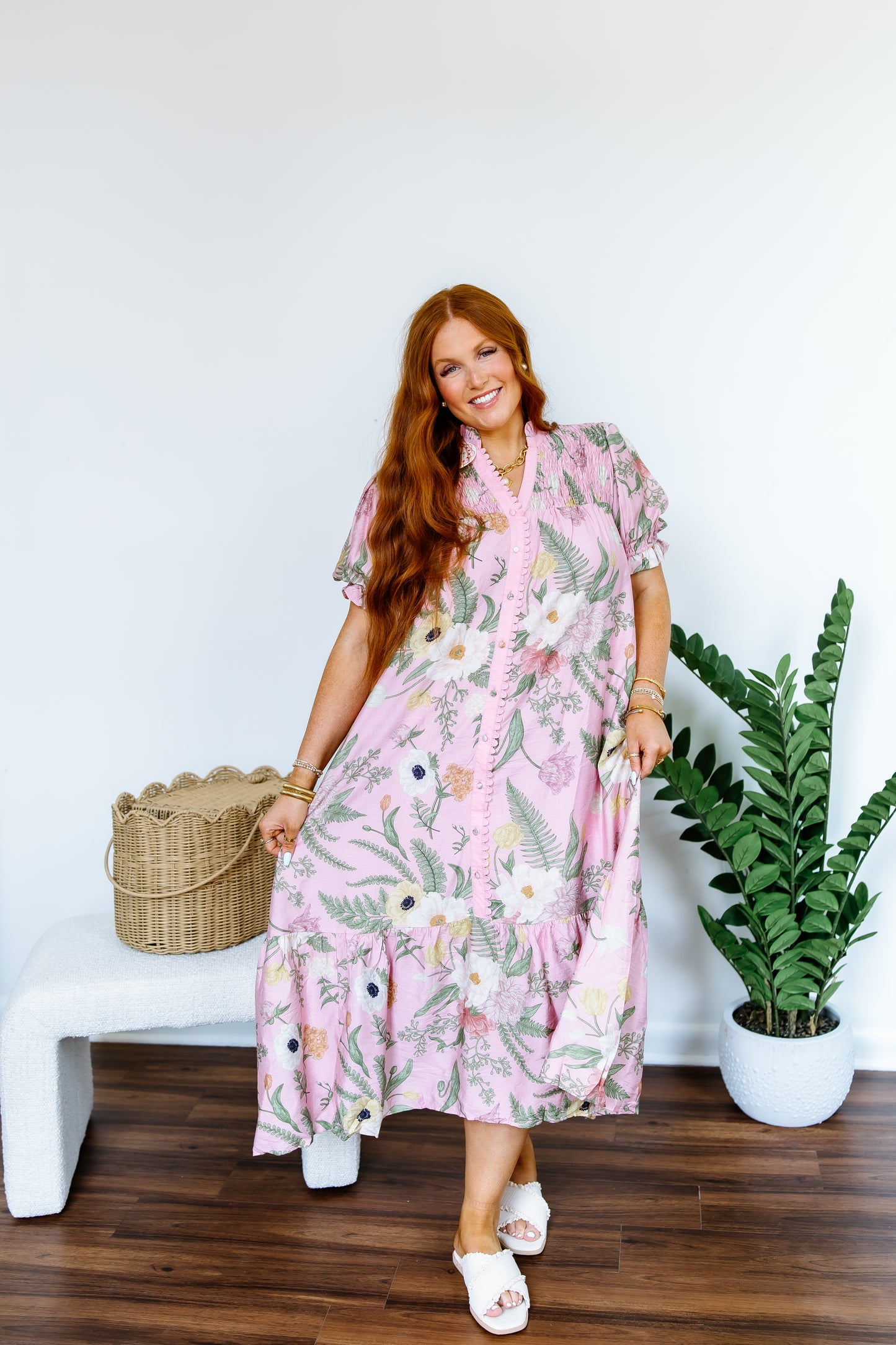 PICNIC IN A FIELD FLORAL DRESS