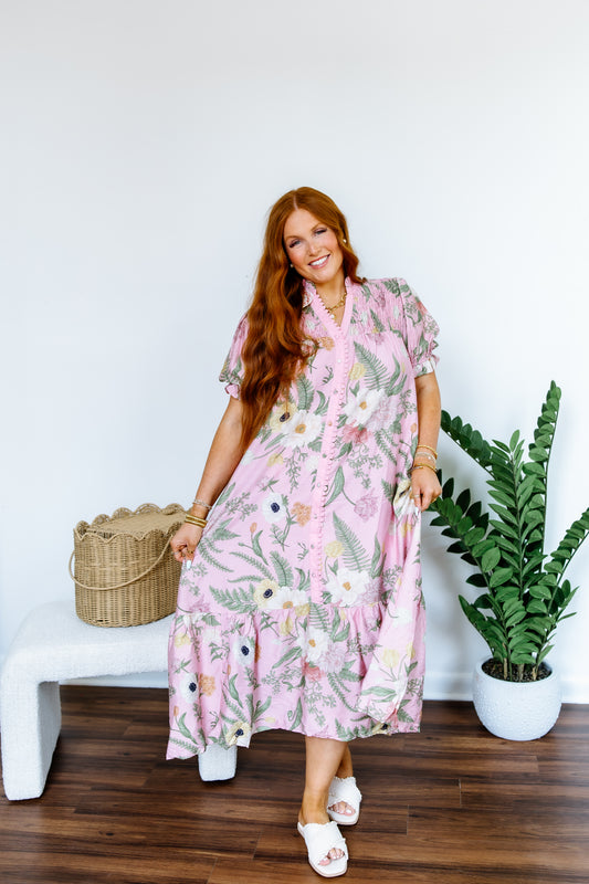 PICNIC IN A FIELD FLORAL DRESS