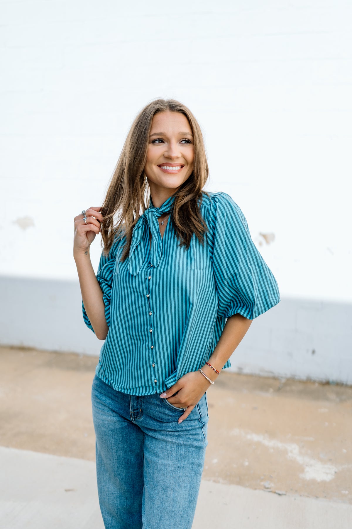 THE STORY STRIPE TOP