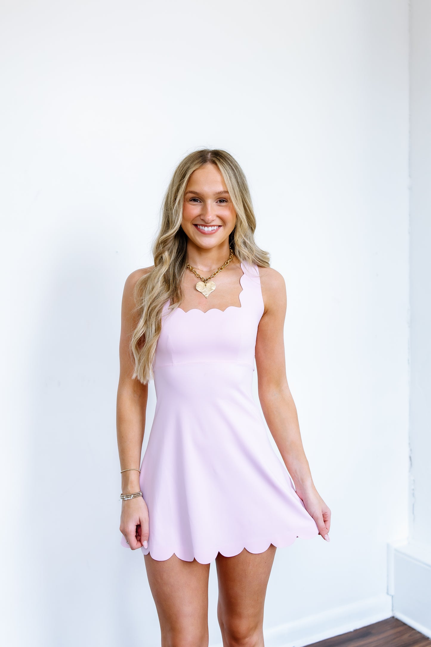 FIT AND FLARE MINI DRESS