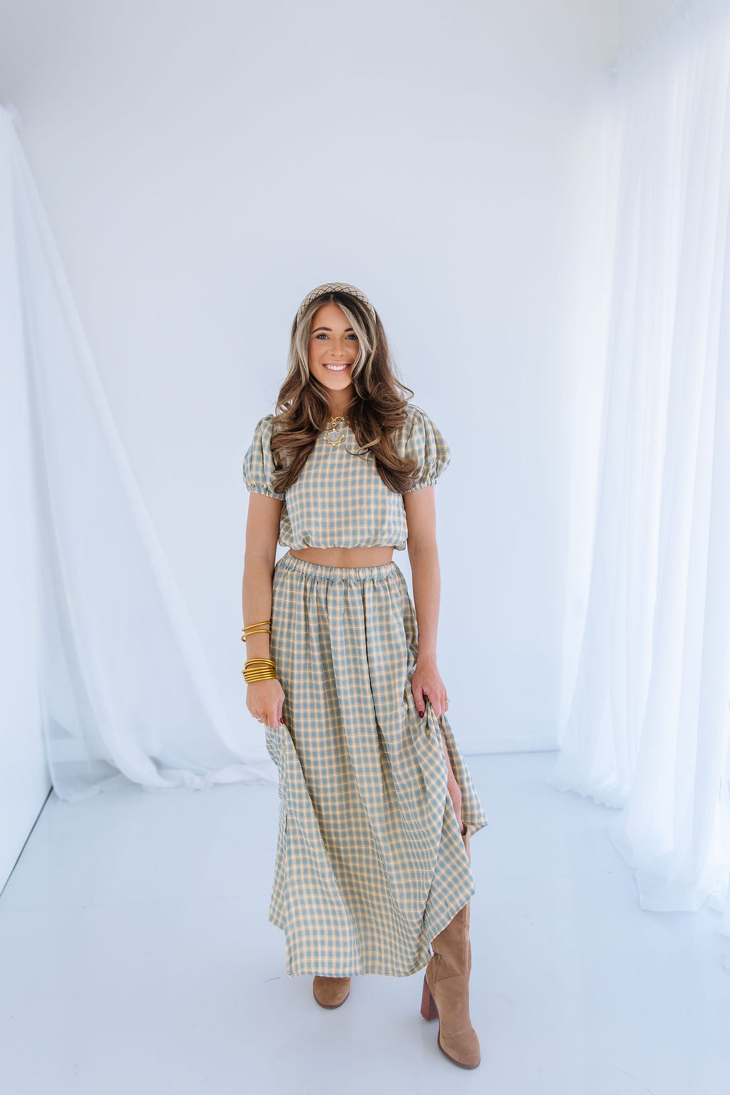 RAYNA GINGHAM SET