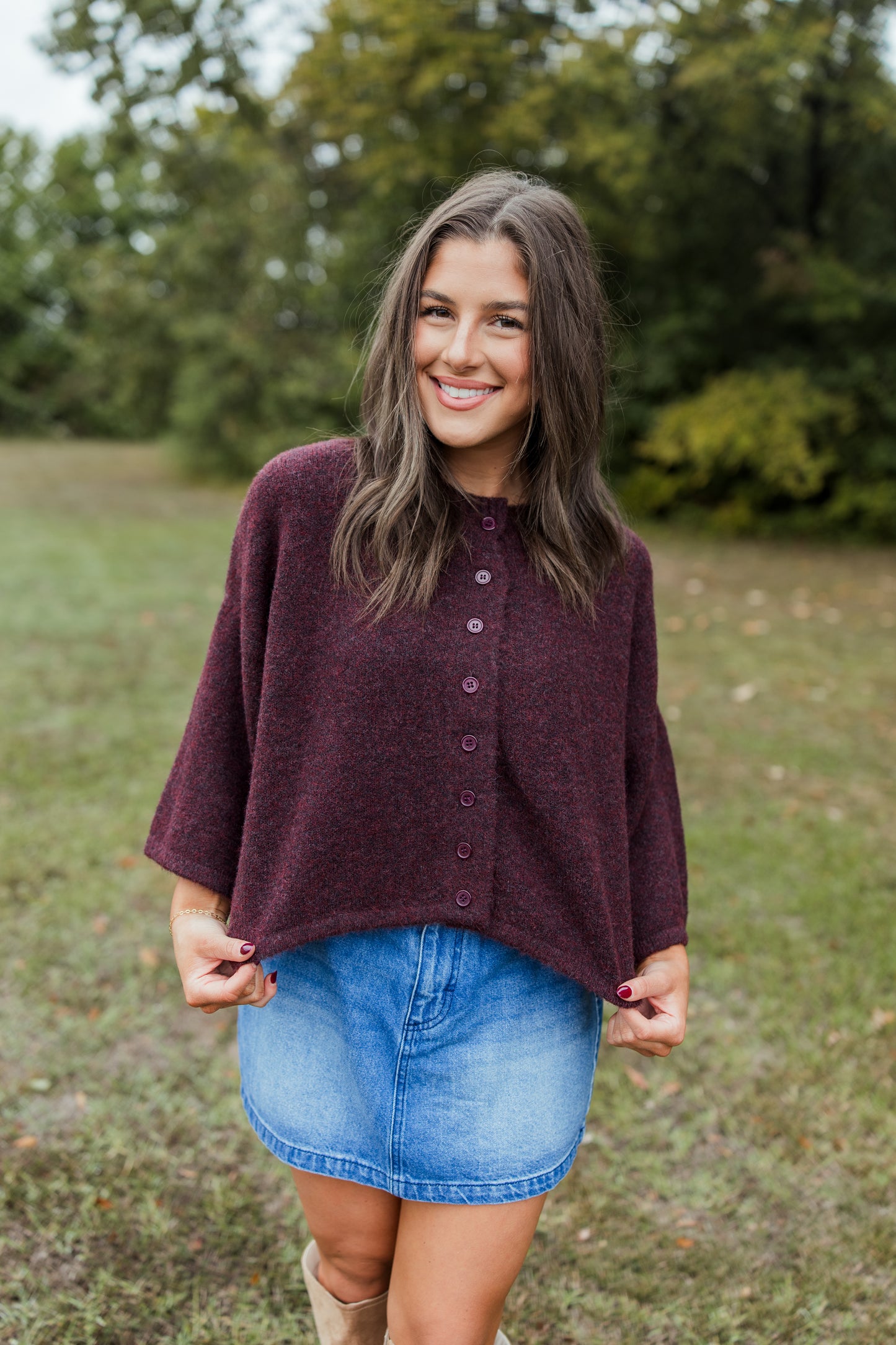 ELEANOR BUTTON KNIT TOP