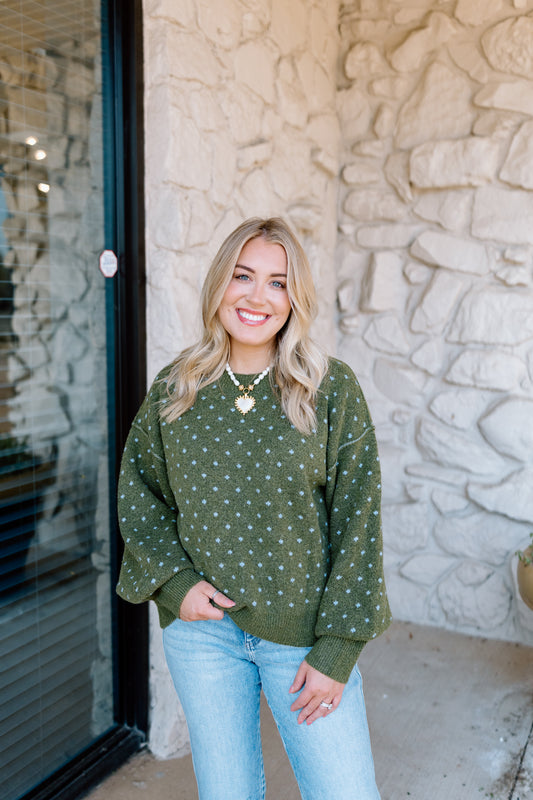 OLIVE YOU SWEATER TOP