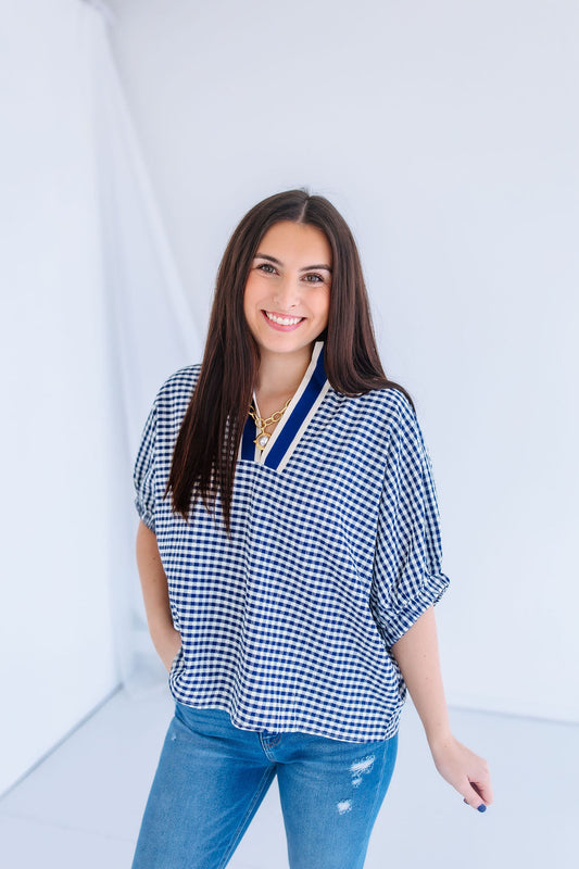 STRIPE FLOWY TOP