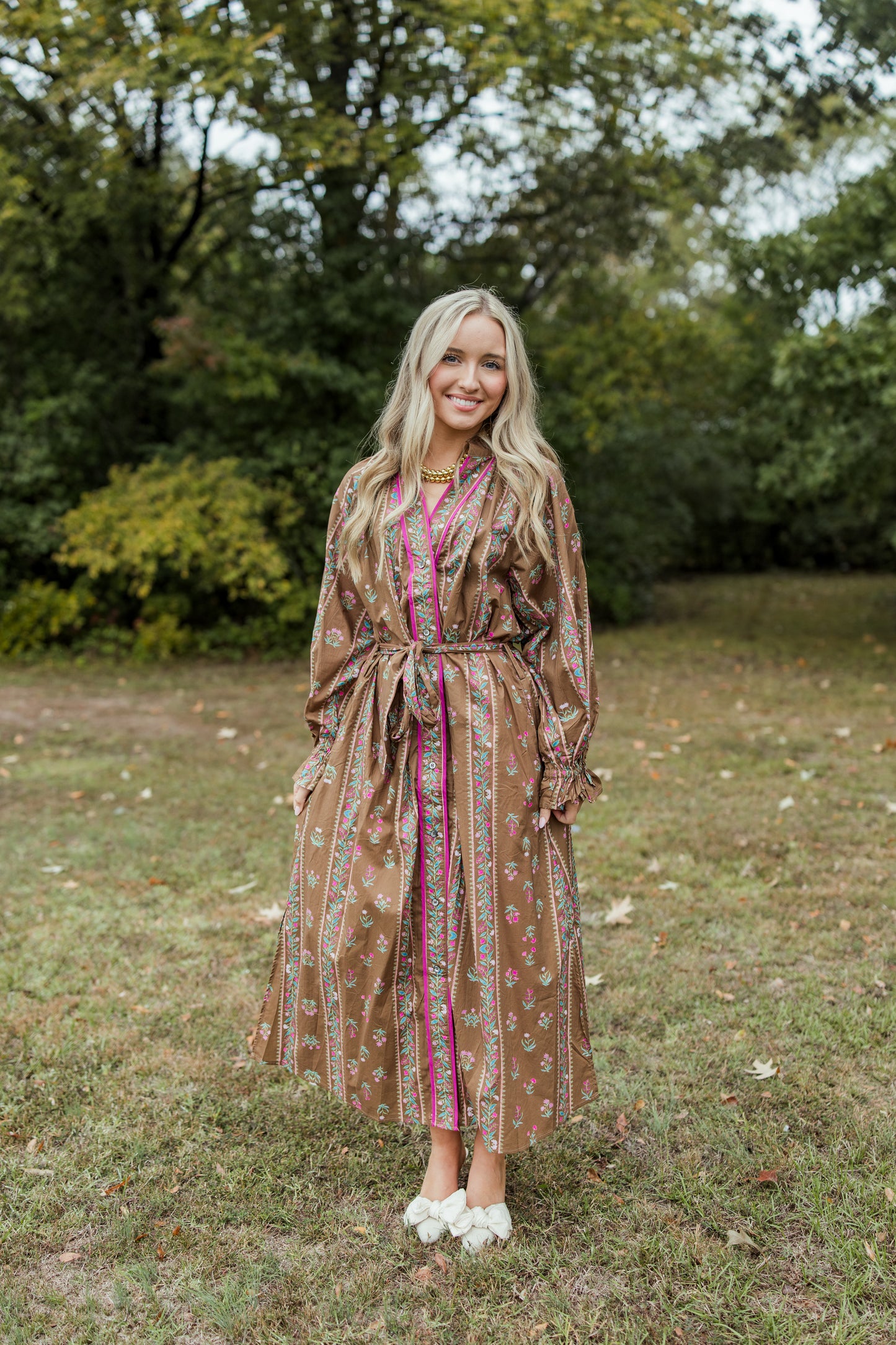 FOR LIFE FLORAL MIDI DRESS