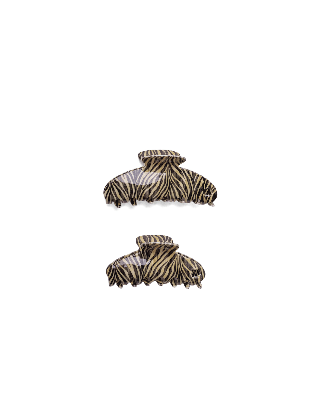 KAXI House of Her Zebra Acetate Claw - Two Sizes