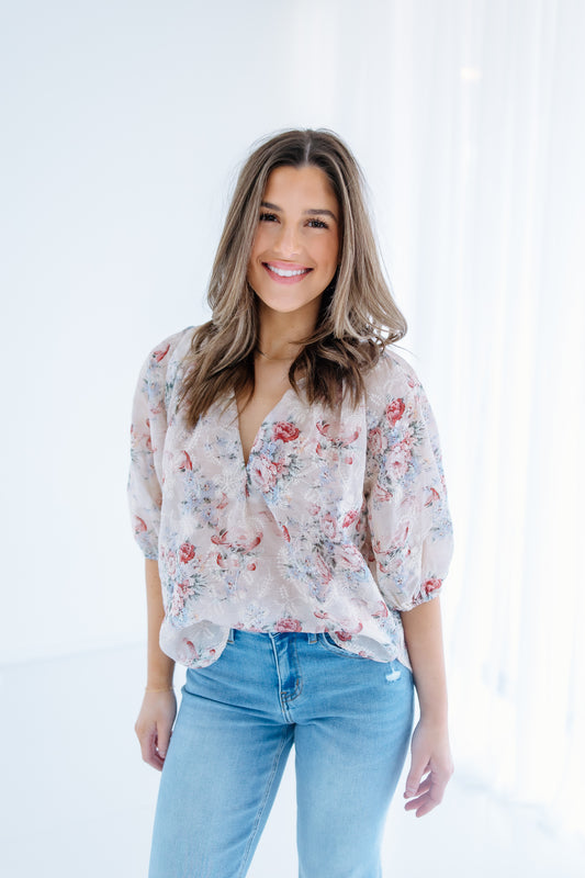 JANICE FLORAL BLOUSE