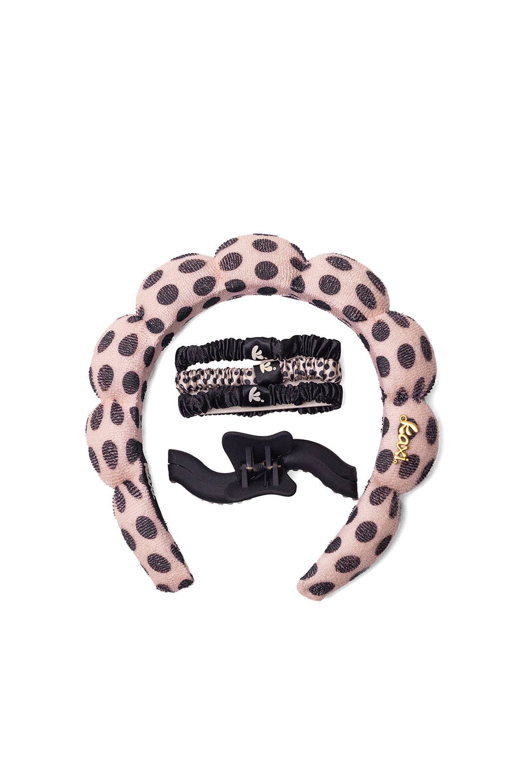 KAXI GRWM Holiday Gift Set — Headband, Claw Clip & Hair Ties