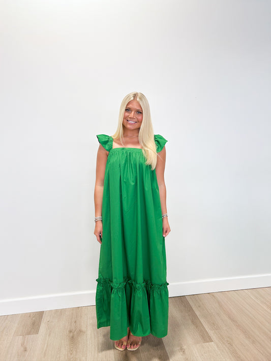 HEADED TO THE GREEN DRESS