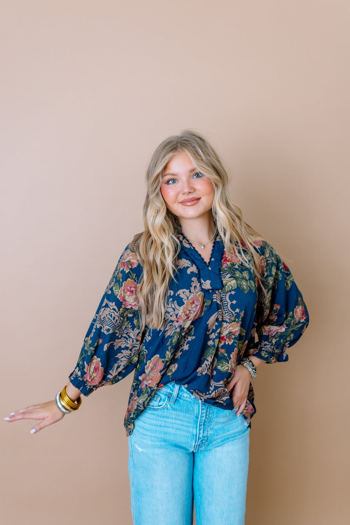 GRETCHEN PRINT FLORAL TOP