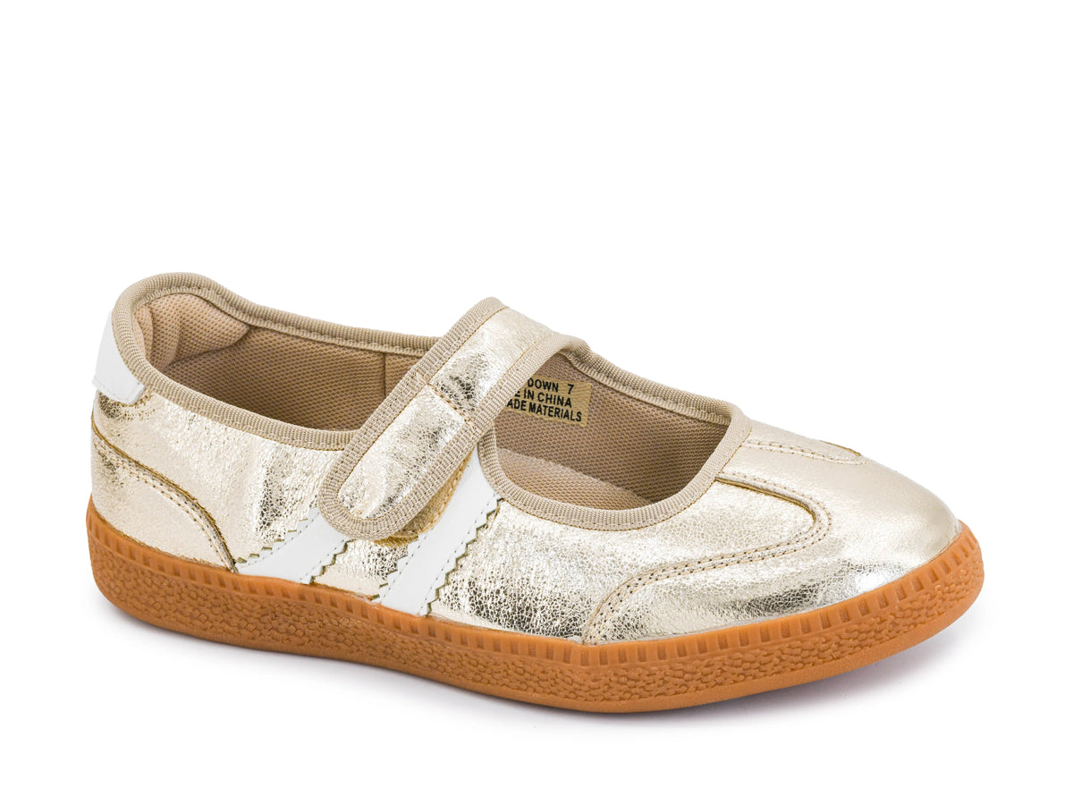 CORKYS CALM DOWN GOLD MARY JANE SNEAKERS