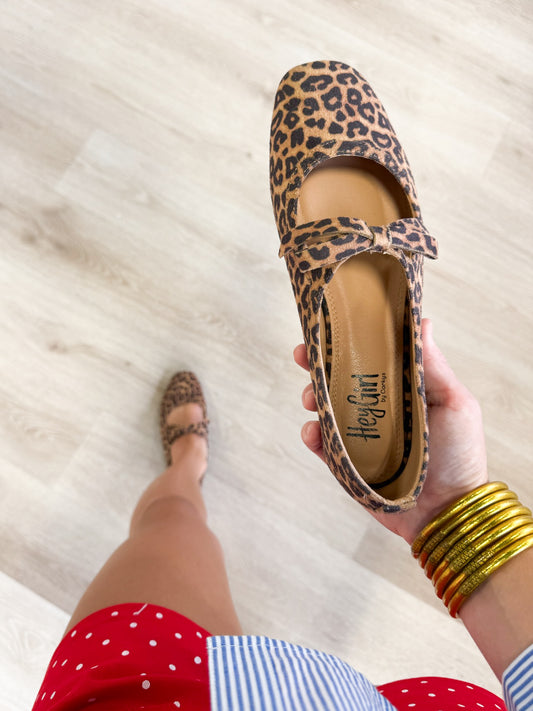 CORKY'S LEOPARD LAYOVER FLATS