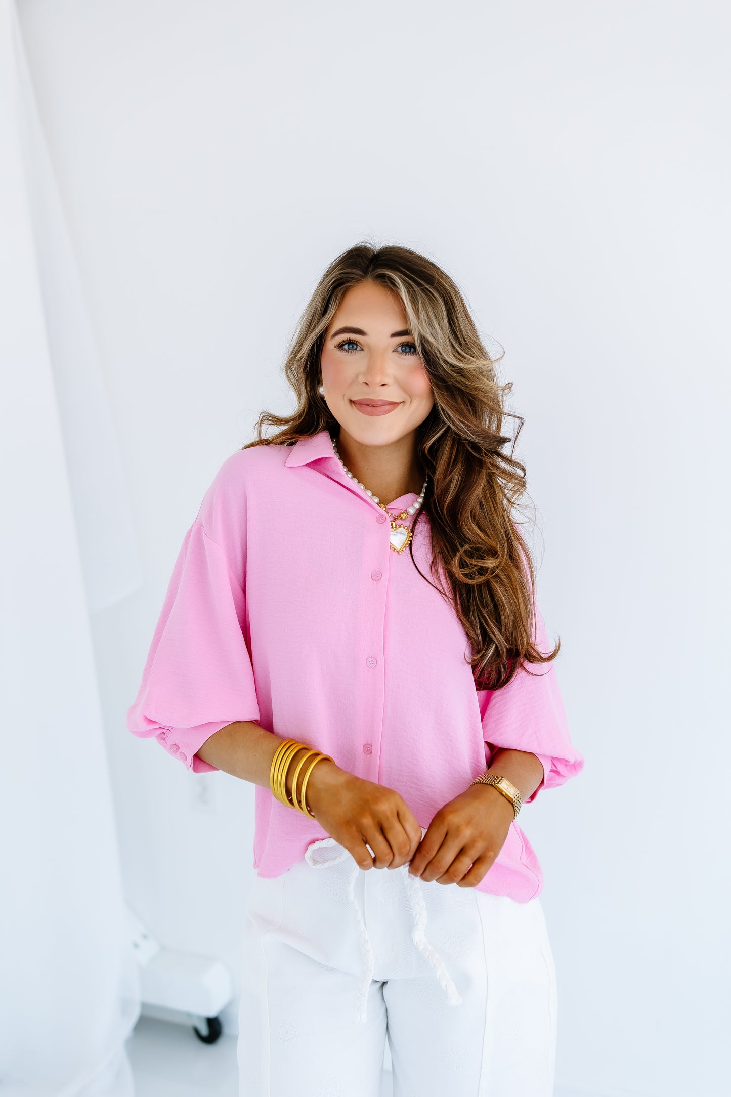 LOOK FOR YOURSELF BUTTON DOWN TOP