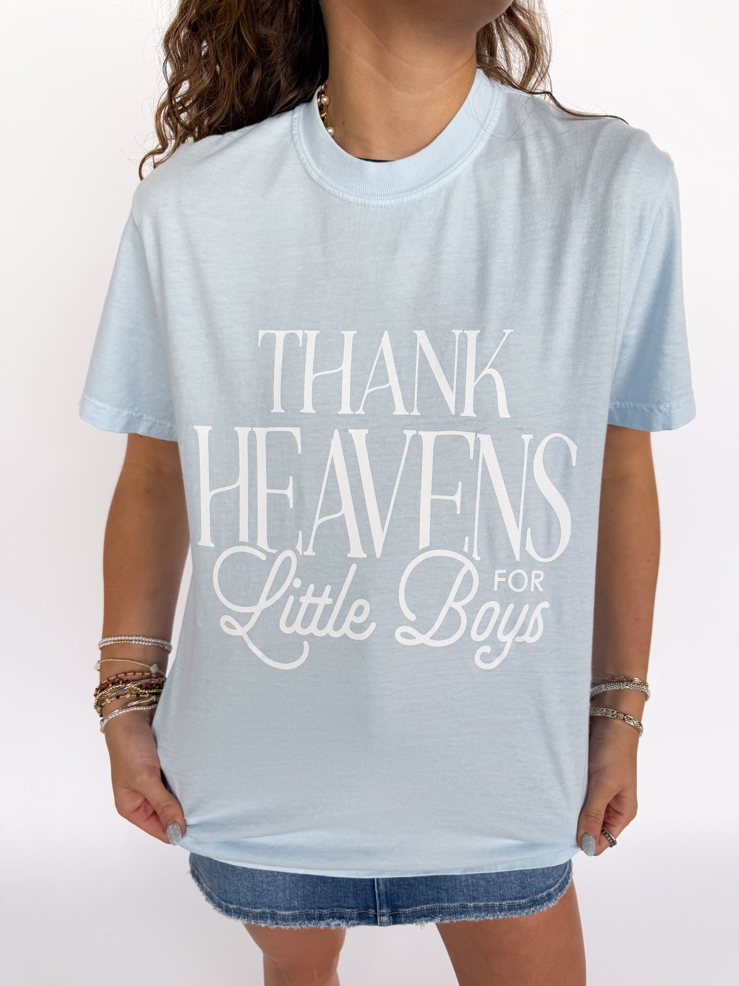 THANK HEAVENS FOR LITTLES GRAPHIC TEE