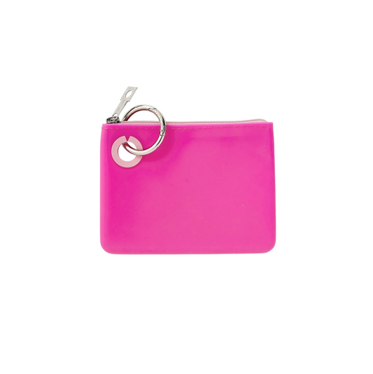 MINI POUCH - TICKLED PINK SILICONE