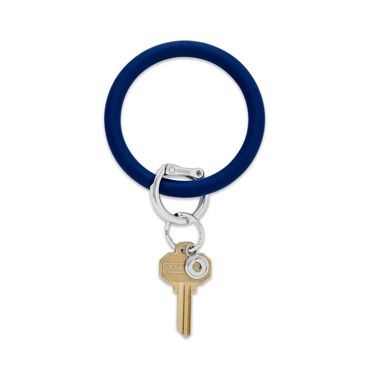 SILICONE BIG O® KEY RING - MIDNIGHT NAVY