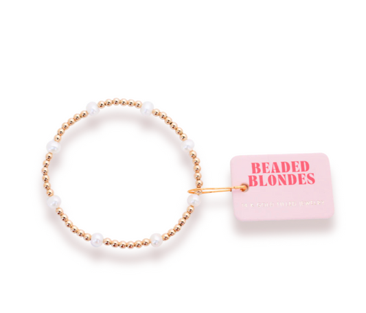 Kate Pearl Bracelet in Gold