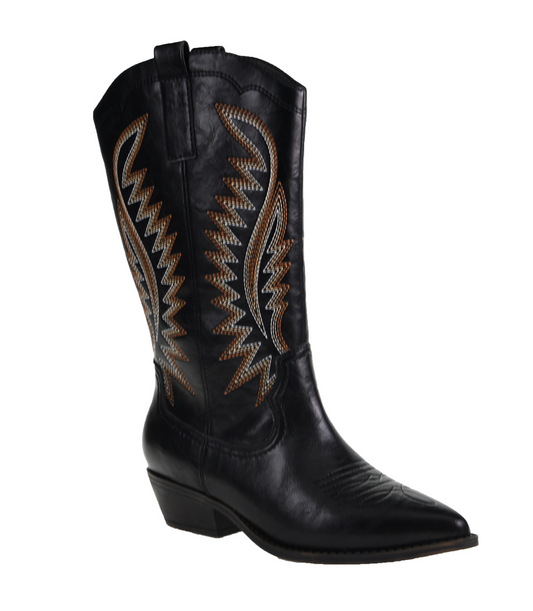 JUMBLE SMOOTH WESTERN BOOT