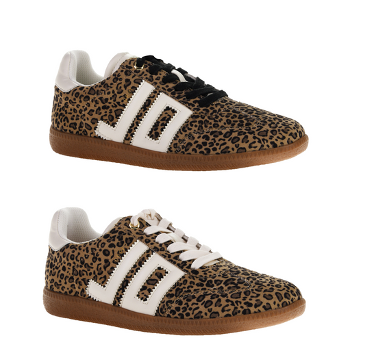 LEOPARD TRACK STAR SNEAKERS