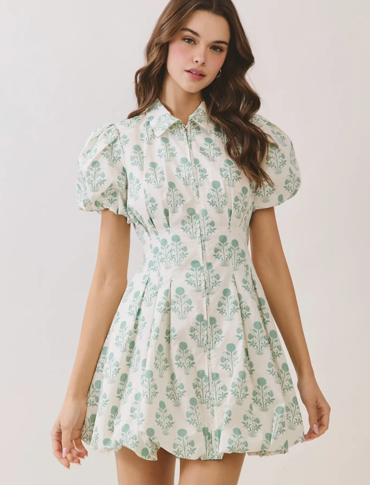 THE LAKES BUBBLE HEM DRESS