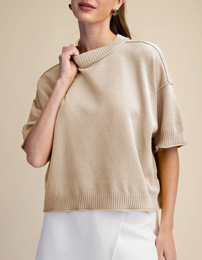 TO THE POINT SWEATER TOP