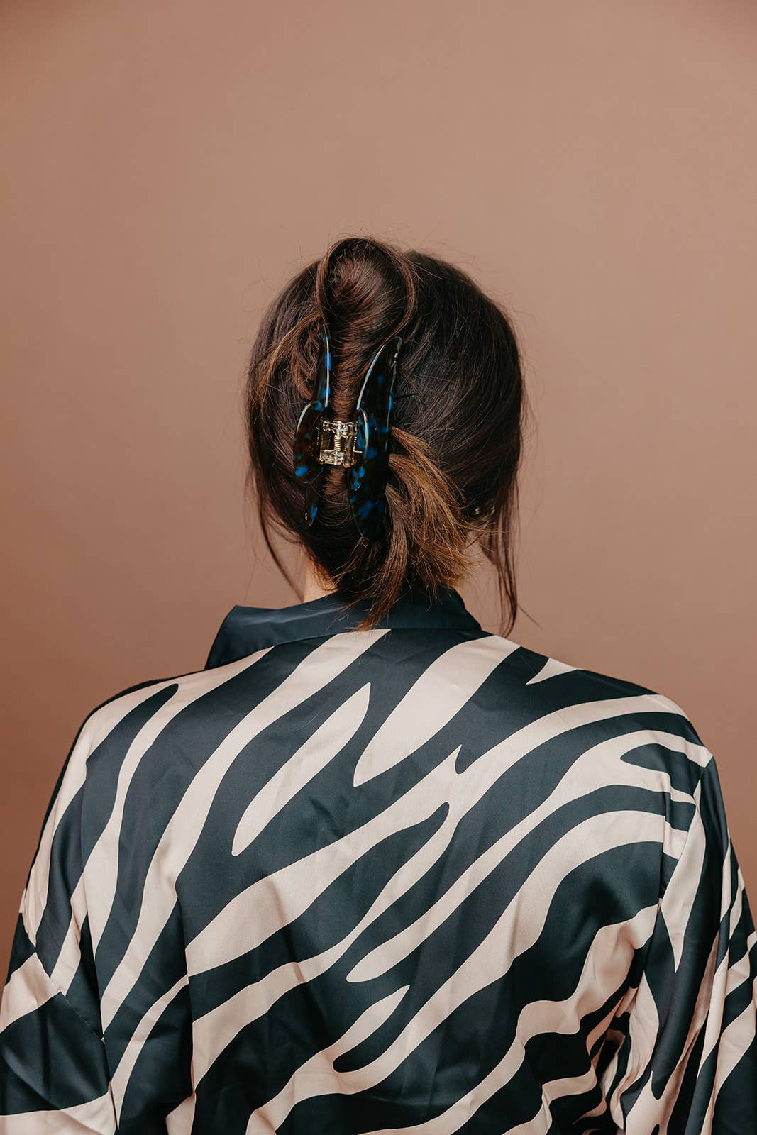 KAXI House of Her Tortoise Teal Acetate Claw - Two Sizes