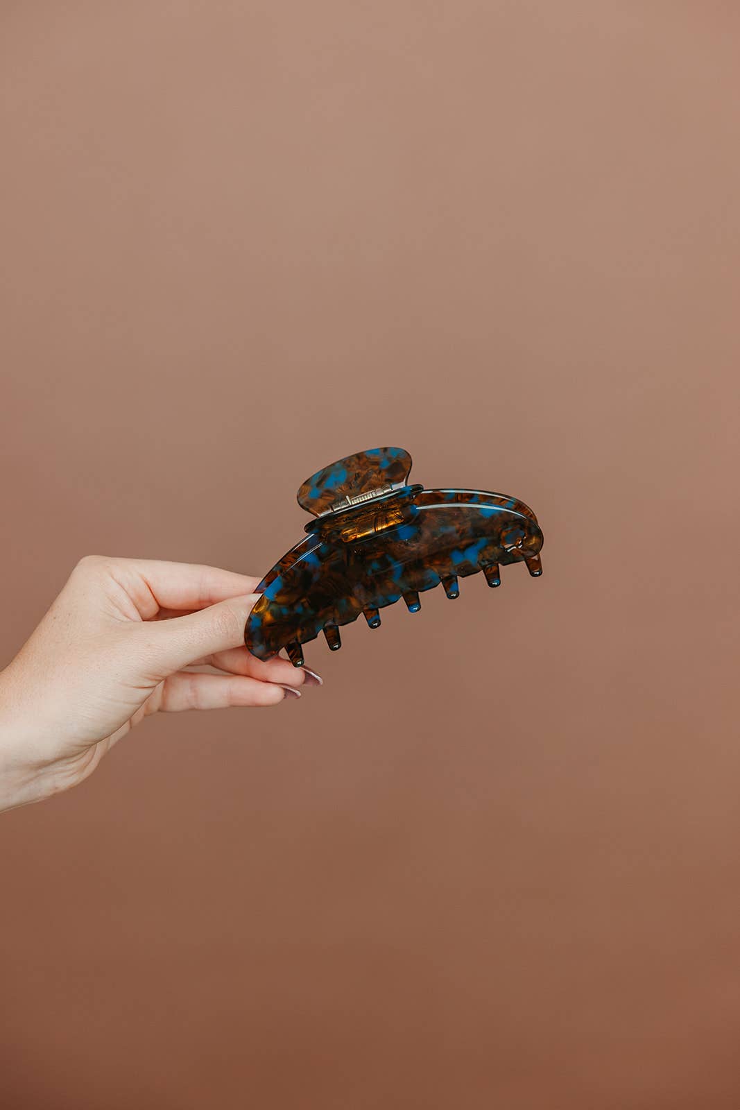 KAXI House of Her Tortoise Teal Acetate Claw - Two Sizes