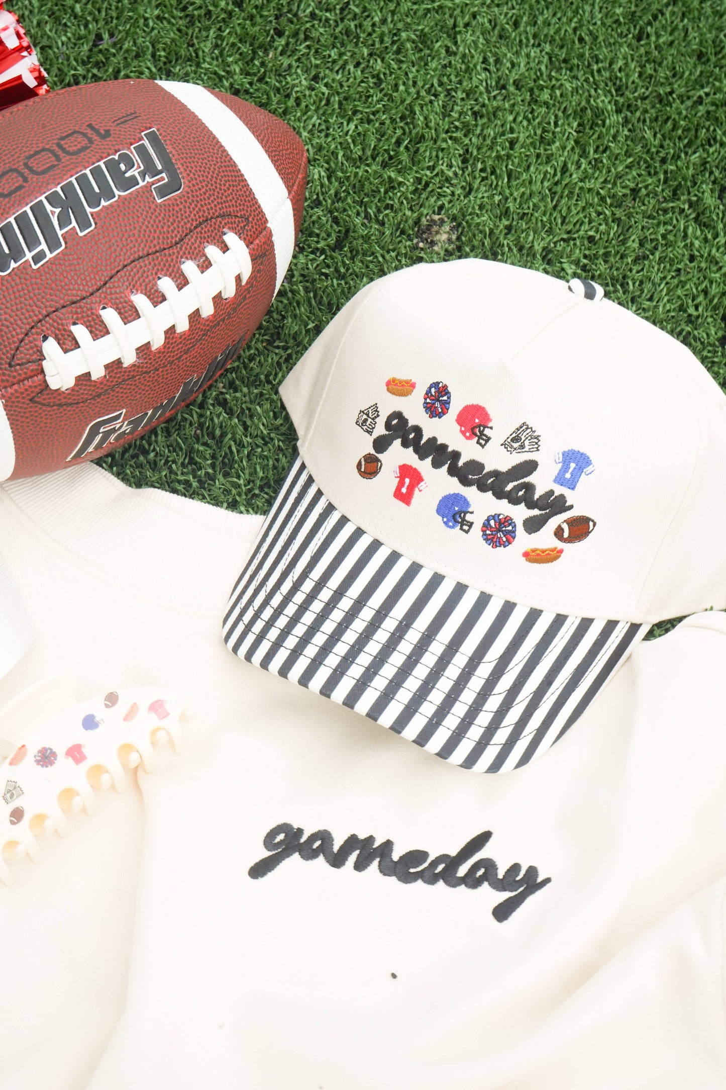Gameday Icon Black Stripe Trucker Hat