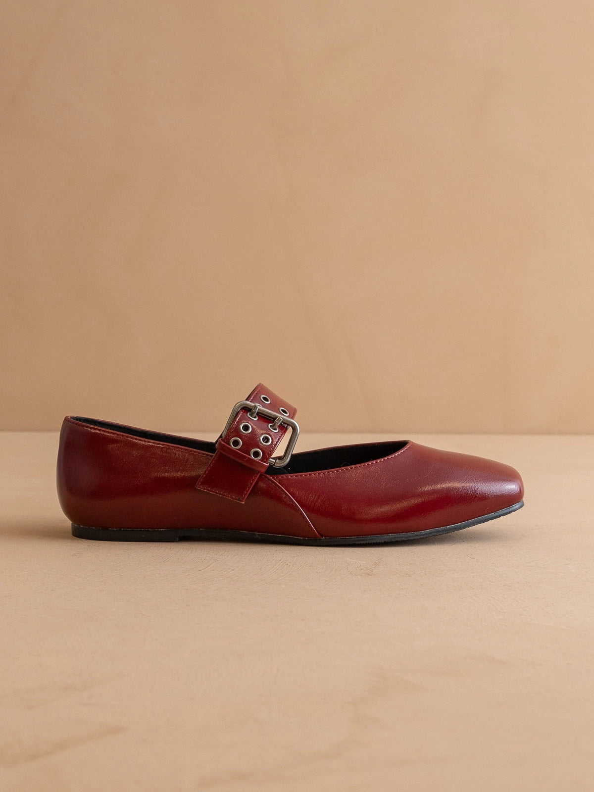 THE SOHO WINE BALLET FLATS