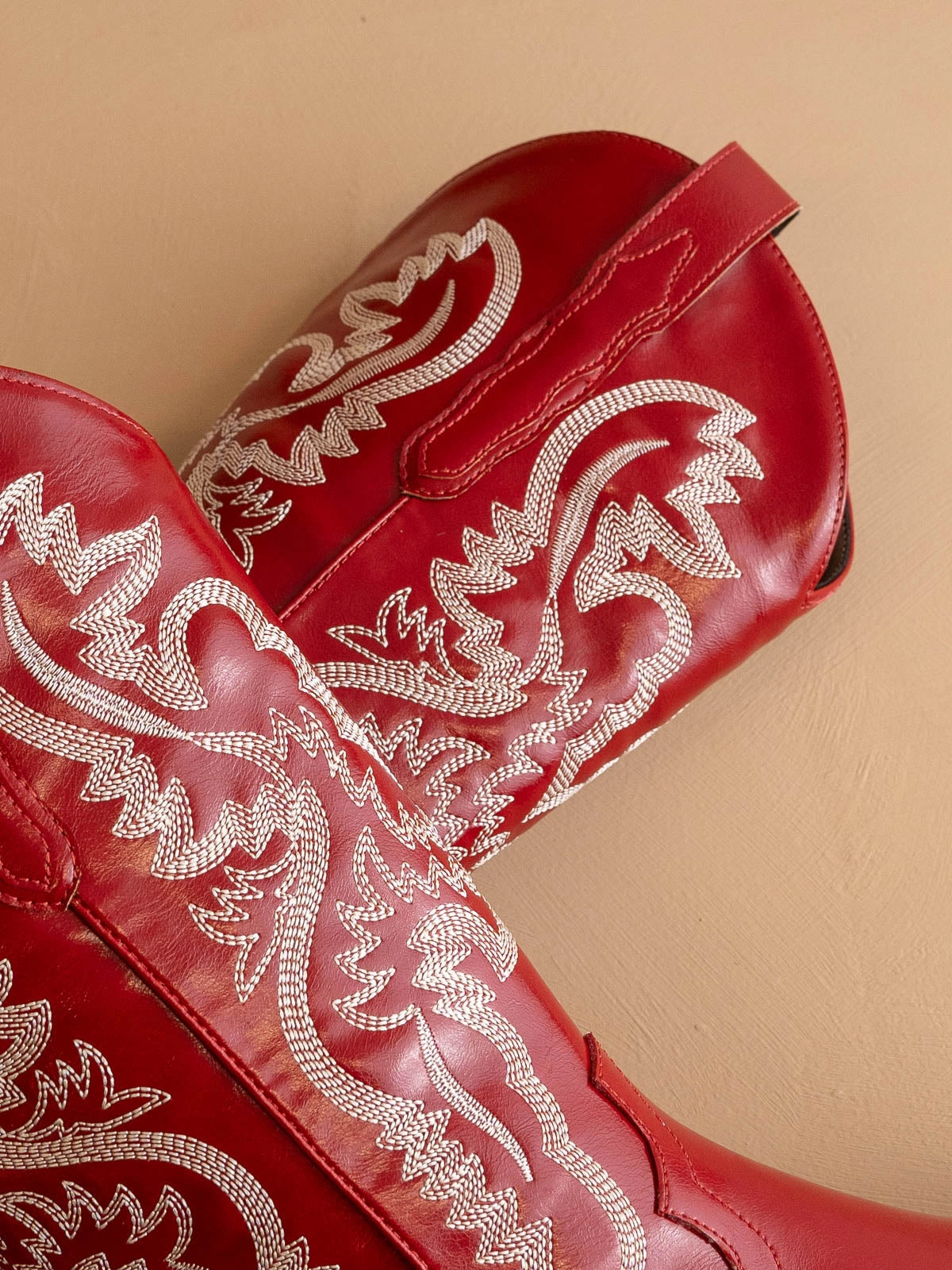 THE AMAYA CHEERY RED BOOTS