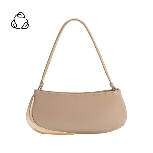 Sade Nude Recycled Vegan Leather Shoulder Bag