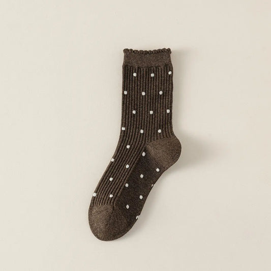 LACE POLKA DOT SOCKS